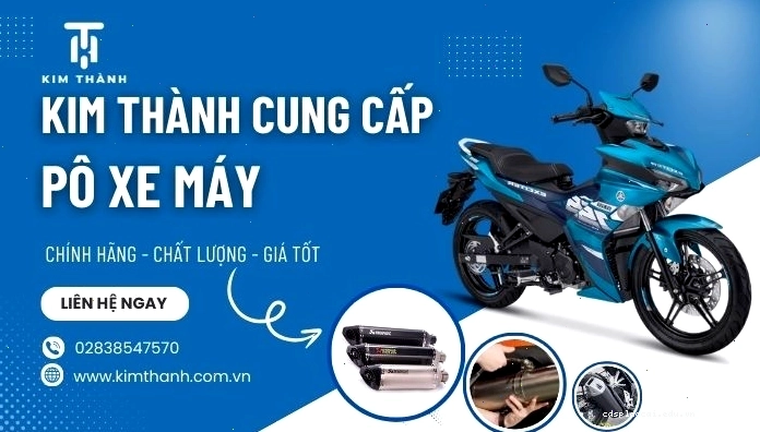 Cửa hàng phụ tùng xe máy SYM cung cấp pô xe chất lượng