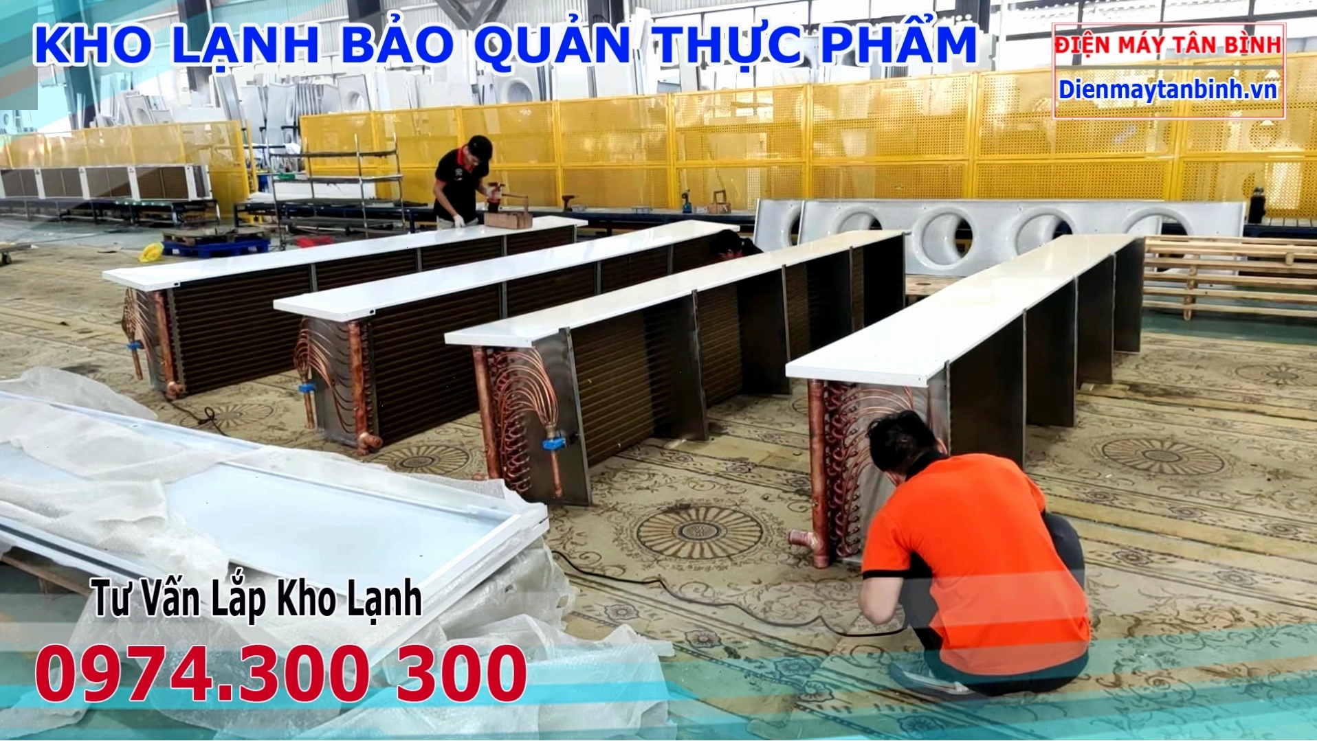 Dàn lạnh với cấu trúc ống đồng cánh nhôm hiệu suất cao