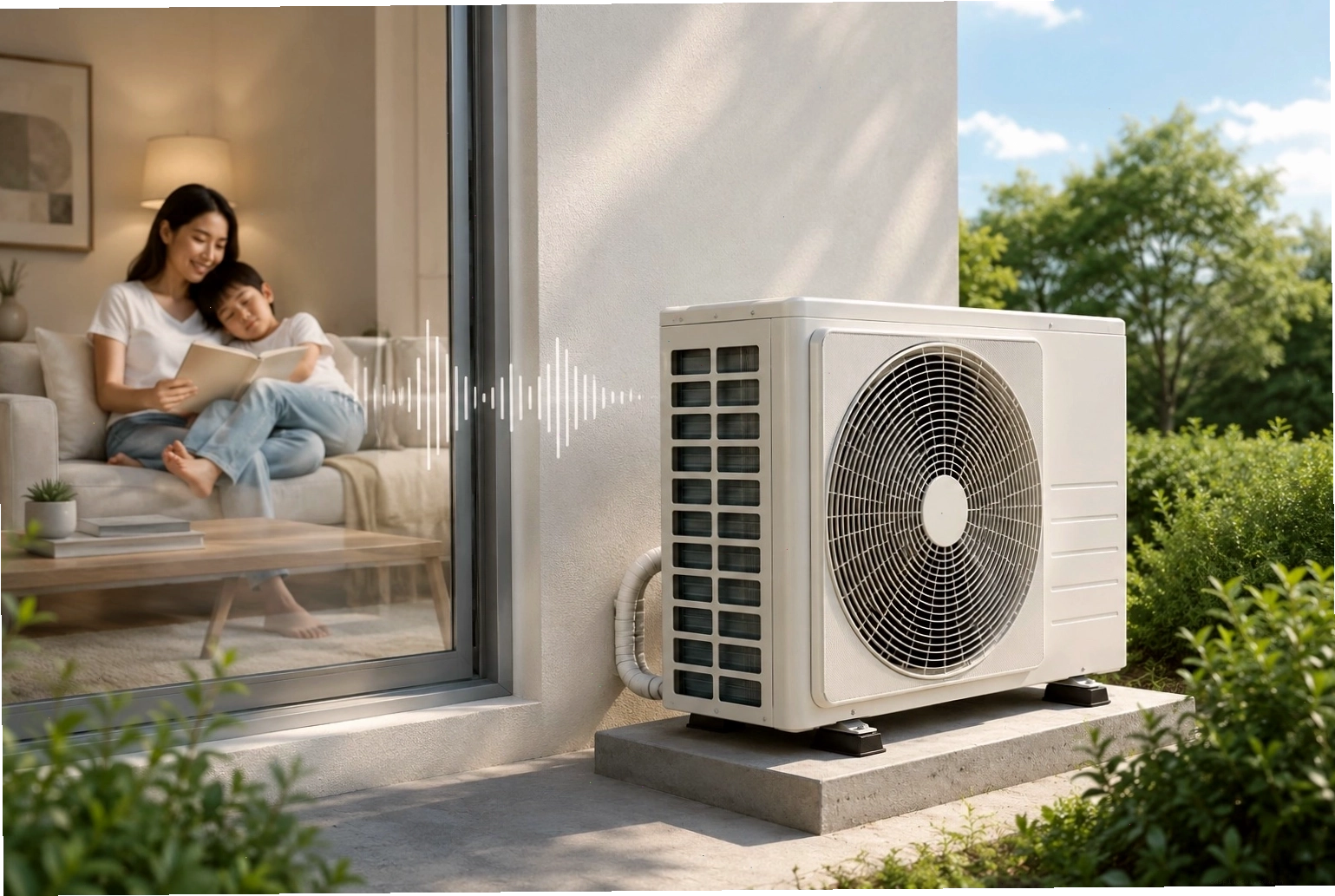 Đánh giá cục nóng điều hòa Casper GC-09IB36 chạy có êm không