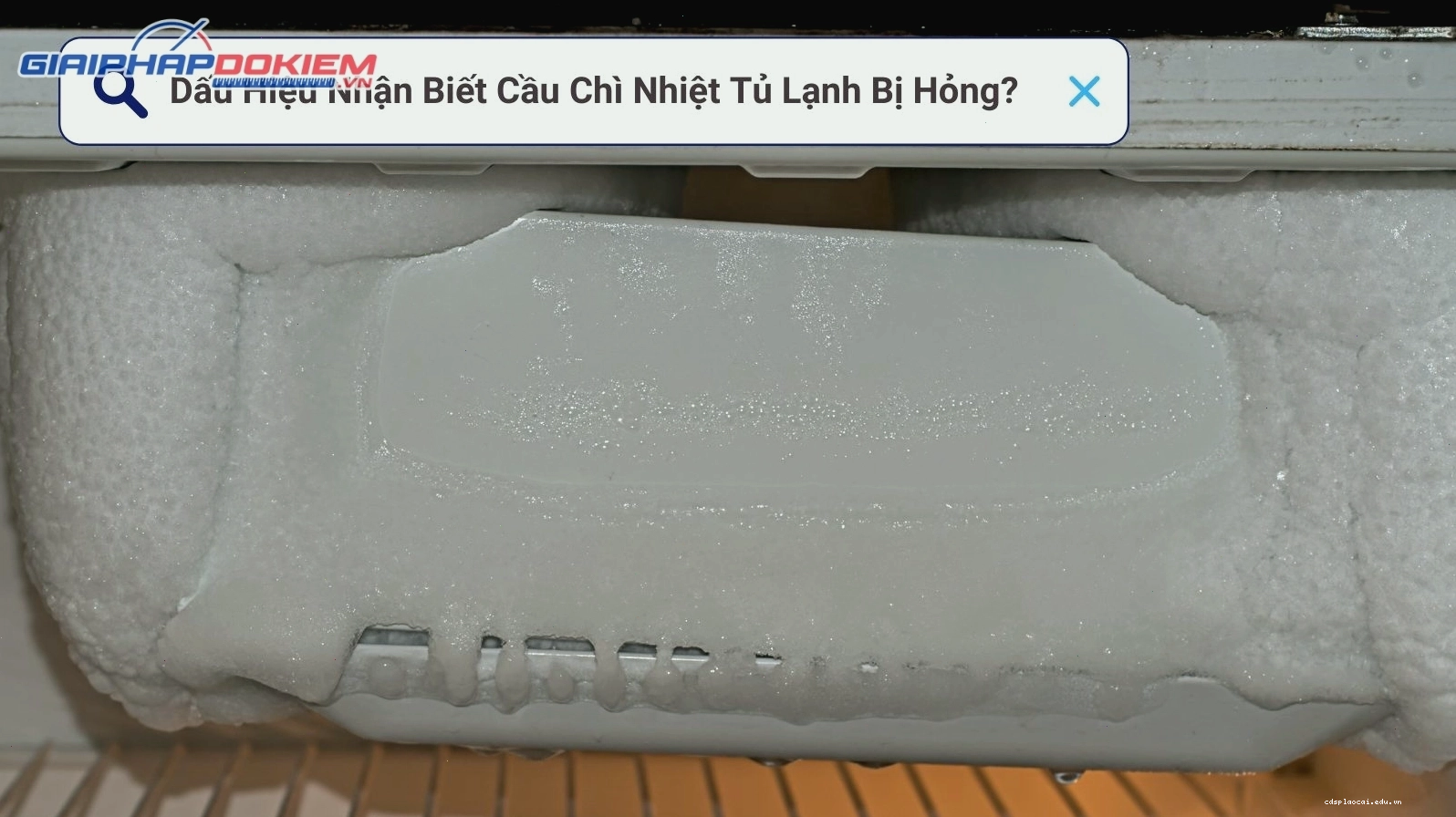 Dấu hiệu nhận biết cầu chì nhiệt tủ lạnh bị hỏng