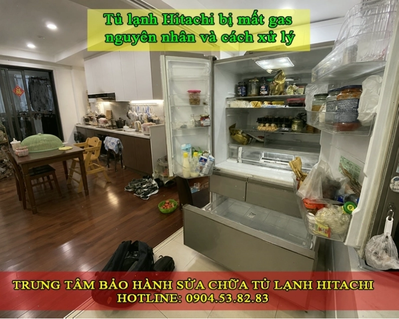 Dấu hiệu tủ lạnh Hitachi bị mất gas