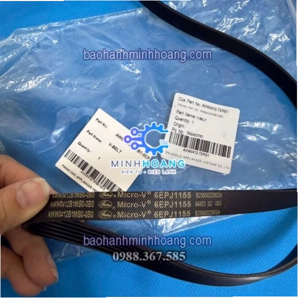 Dây curoa máy giặt Panasonic AXW0412-7SRB1 chính hãng
