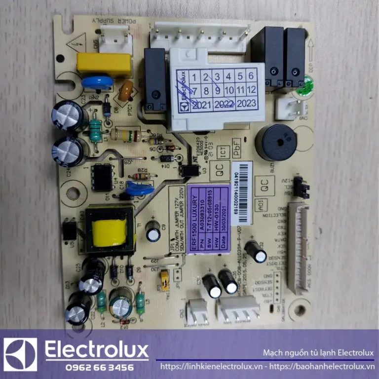 Dây nguồn tủ lạnh Electrolux: Hướng dẫn sửa chữa và thay thế chi tiết