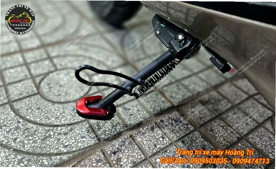Đế chân chống nghiêng JGZ bằng nhôm CNC cho Vespa