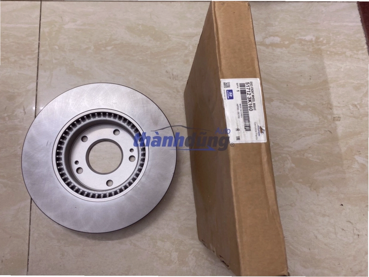Đĩa phanh trước cho xe Hyundai Tucson