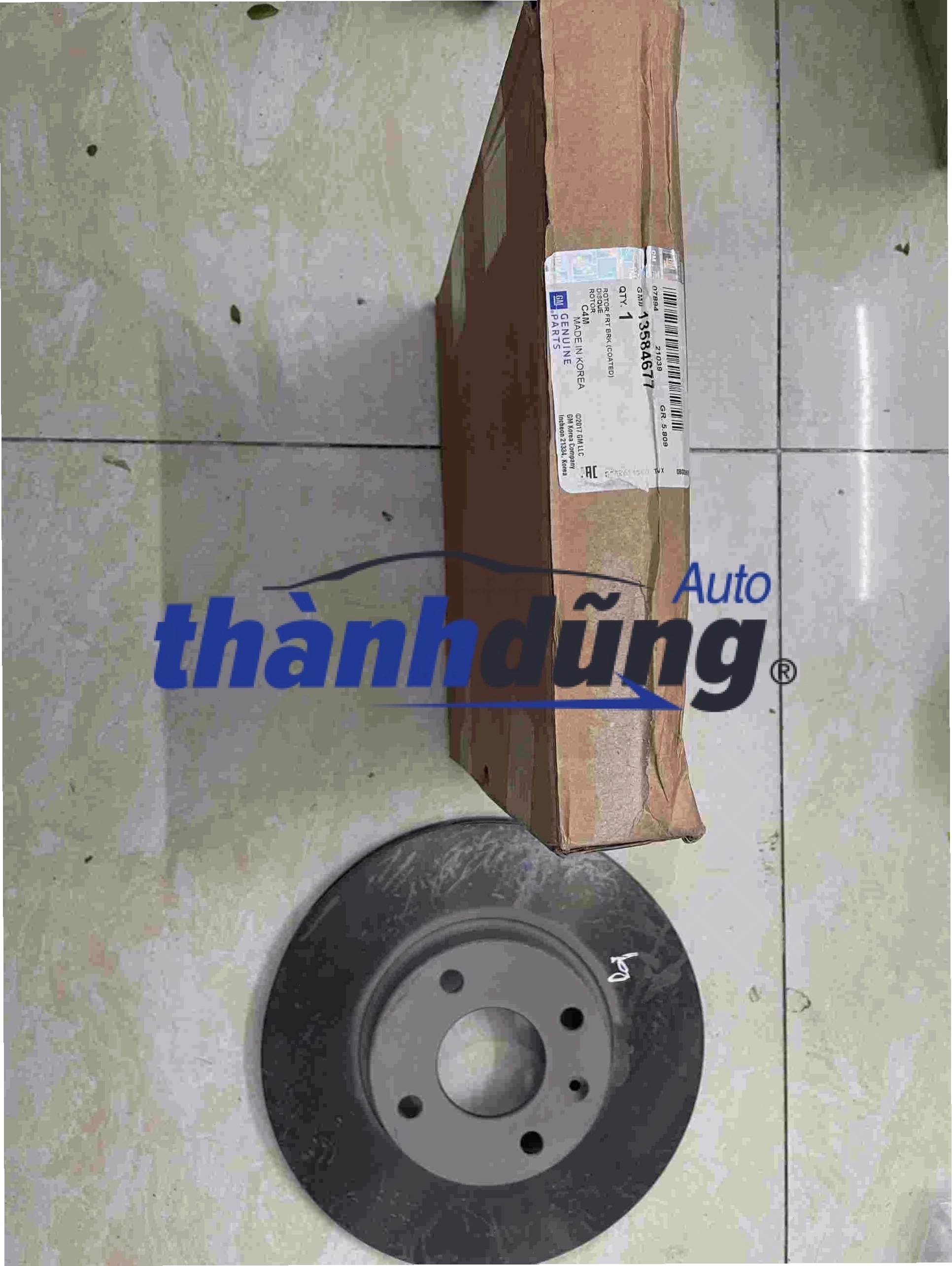 Đĩa phanh VinFast Fadil đang hoạt động