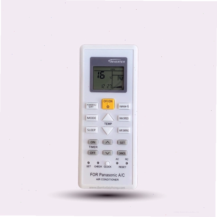 Điều khiển điều hòa Panasonic Inverter 2 chiều Nanoe-G (Đời mới)