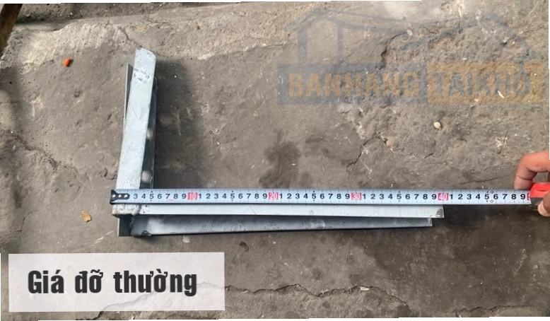Giá đỡ cục nóng điều hòa dạng chữ L phổ biến