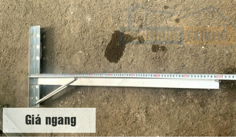 Giá đỡ cục nóng điều hòa dạng ngang bằng thép sơn tĩnh điện