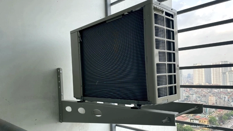 Giá đỡ cục nóng điều hòa loại ngang, chắc chắn và dễ lắp đặt