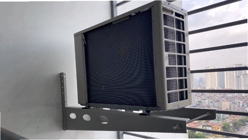Giá đỡ cục nóng điều hòa Panasonic loại ngang tiết kiệm không gian
