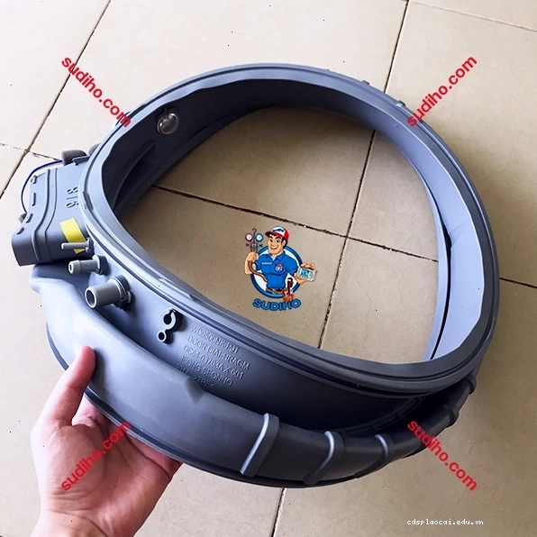 Gioăng cửa máy giặt Samsung bị rách cần thay thế