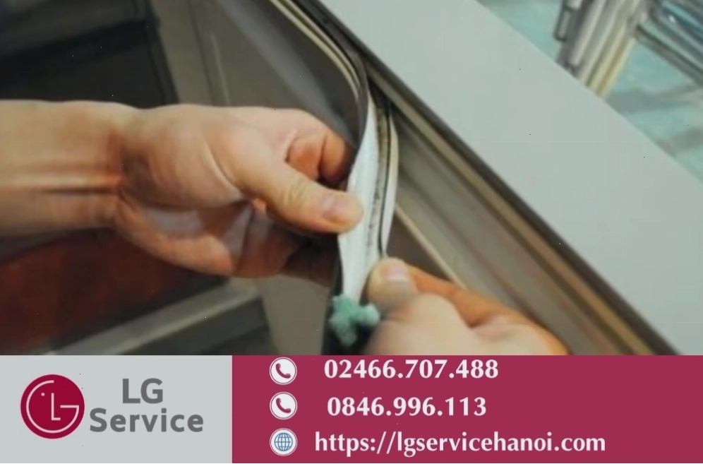 Gioăng tủ lạnh LG bị nứt, rách hoặc mốc đen