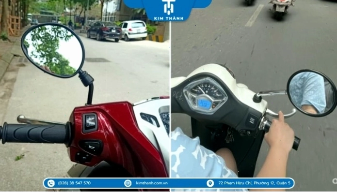 Gương phẳng xe Yamaha có giá hợp lý