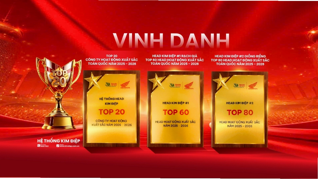 Hệ thống HEAD Kim Điệp là địa chỉ uy tín cung cấp phụ tùng xe máy chính hãng