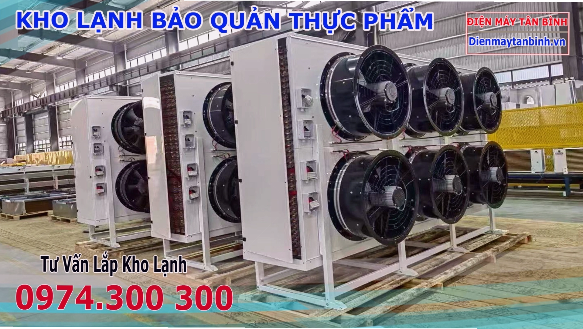 Hệ thống lạnh công nghiệp sử dụng dàn bay hơi Aqua