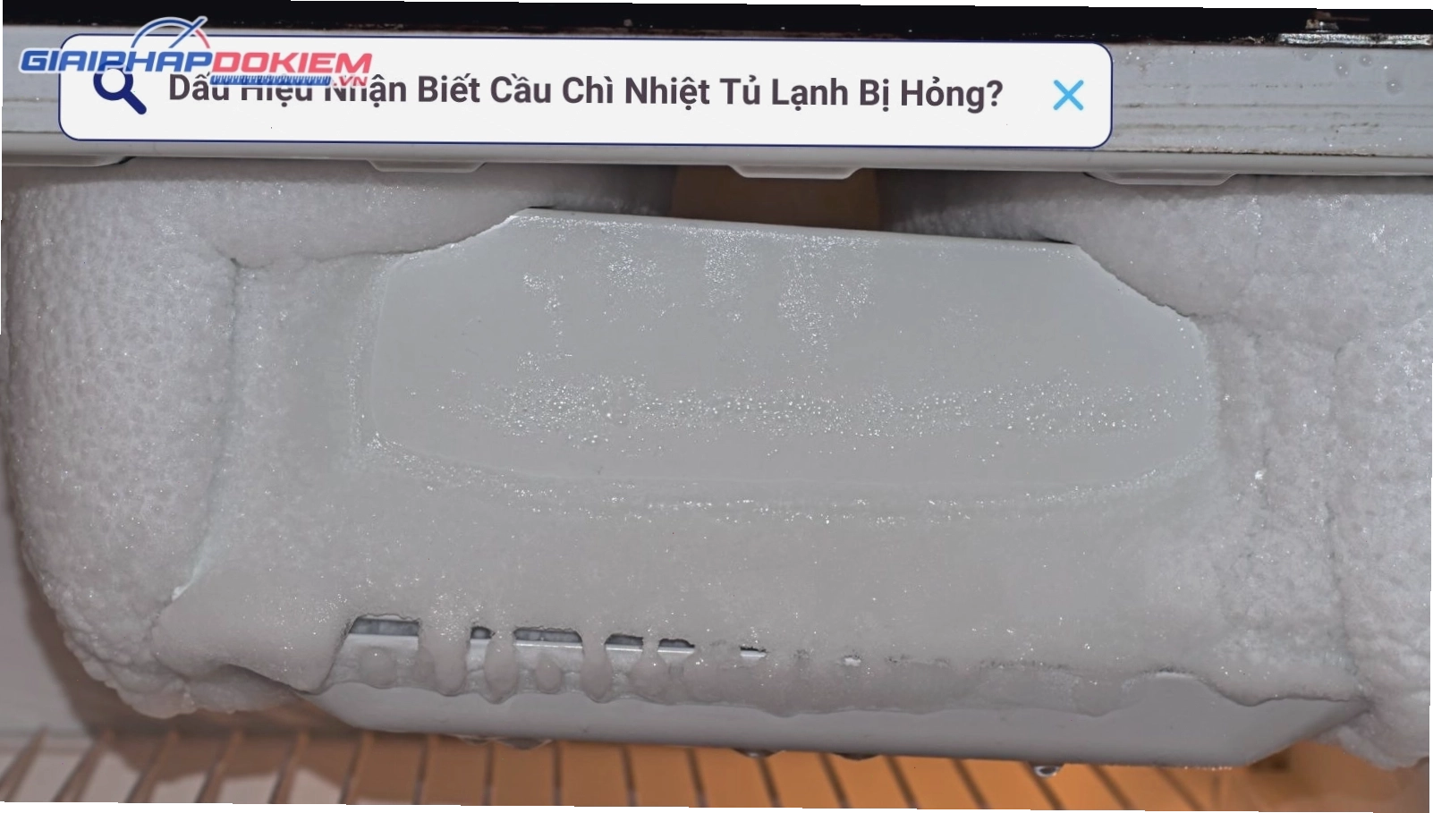Hình ảnh minh họa các dấu hiệu nhận biết cầu chì nhiệt tủ lạnh bị hỏng