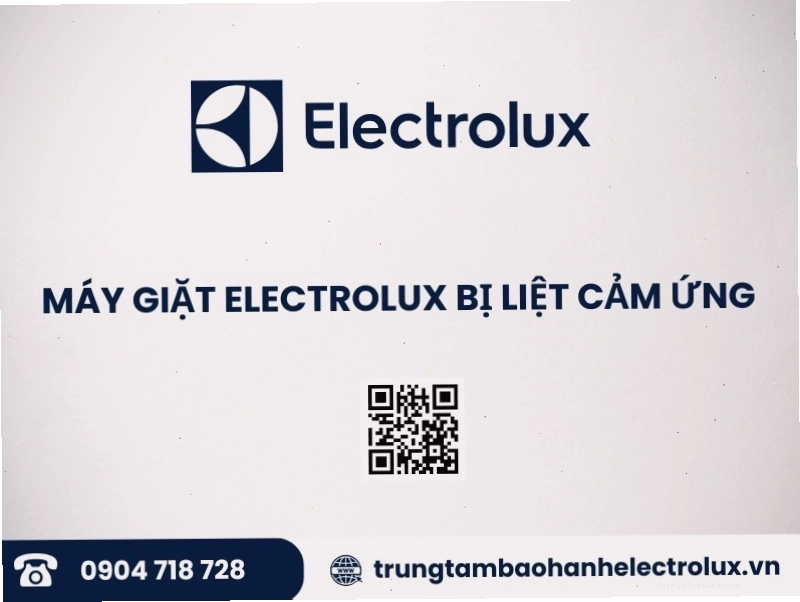 Hình ảnh minh họa máy giặt Electrolux bị liệt bảng điều khiển cảm ứng