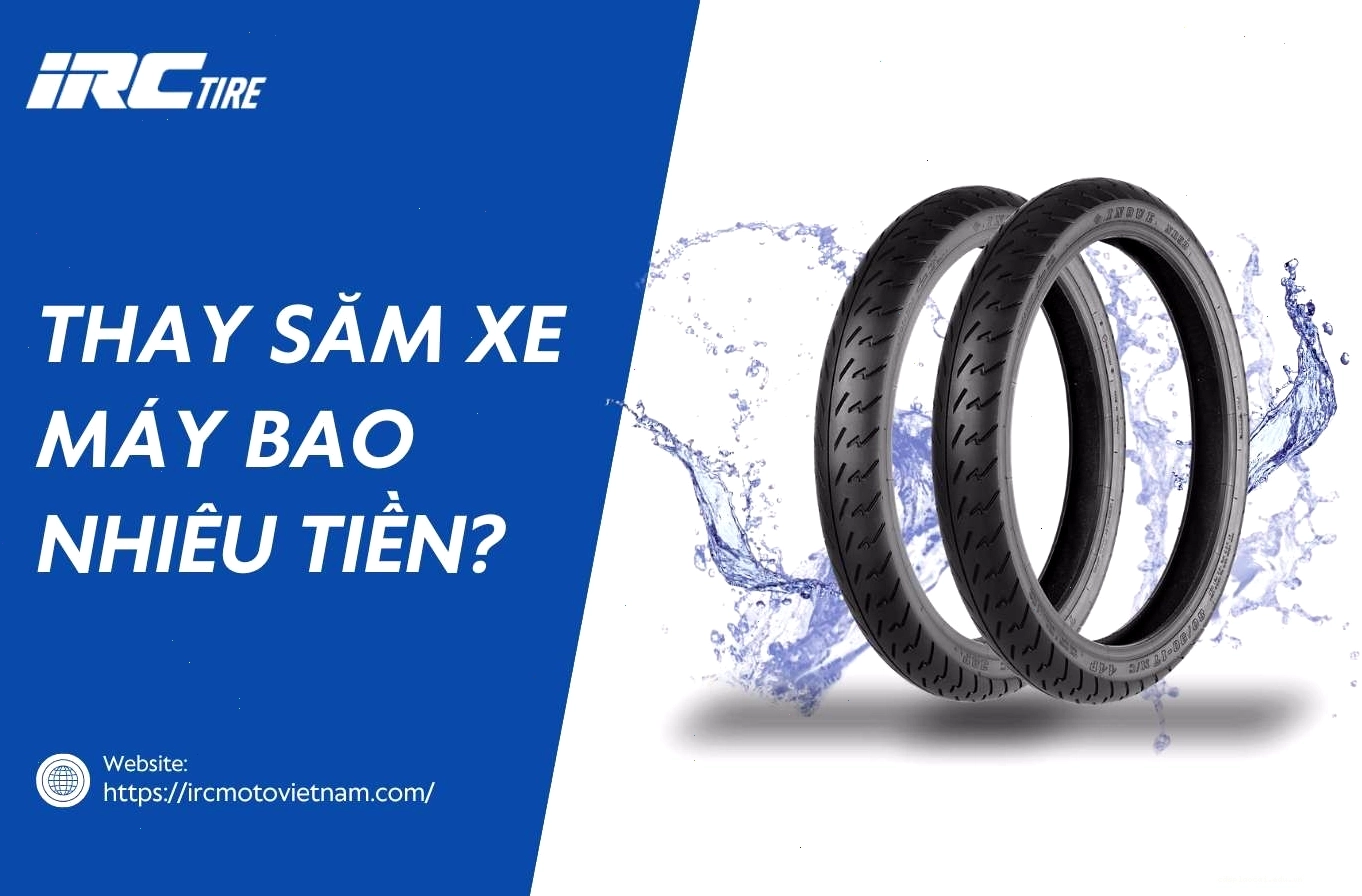 Hình ảnh minh họa quá trình thay săm xe máy