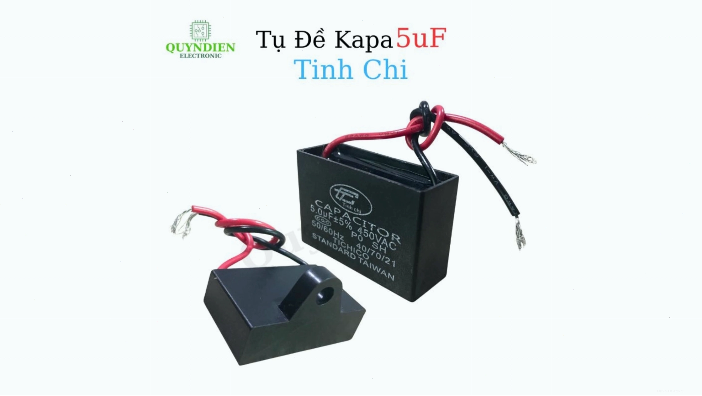 Hình ảnh thực tế tụ Kapa 5uF, một loại tụ điện phổ biến