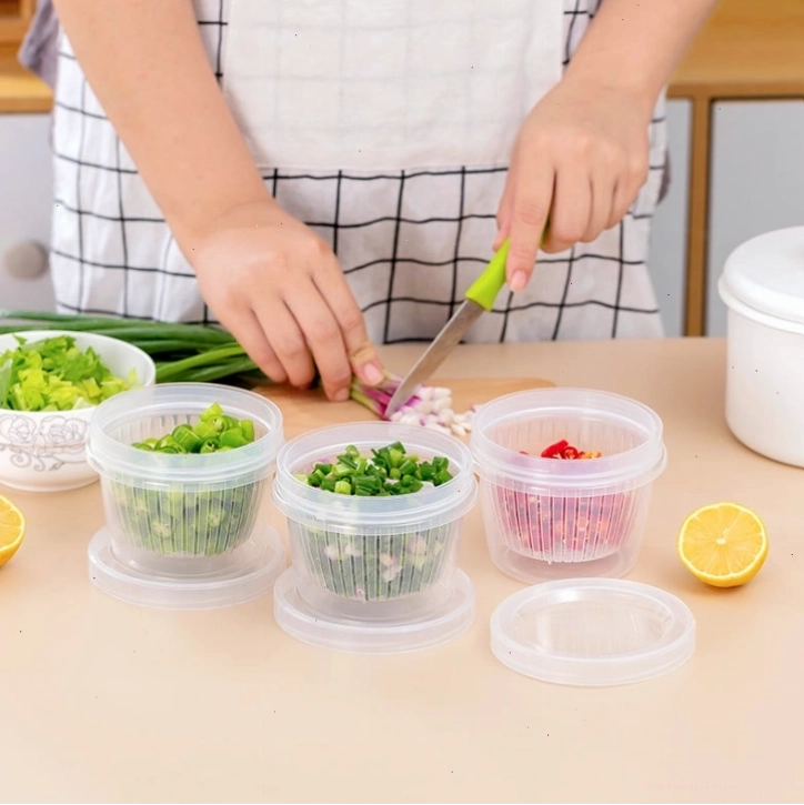 Hộp đựng rau củ bằng nhựa trong