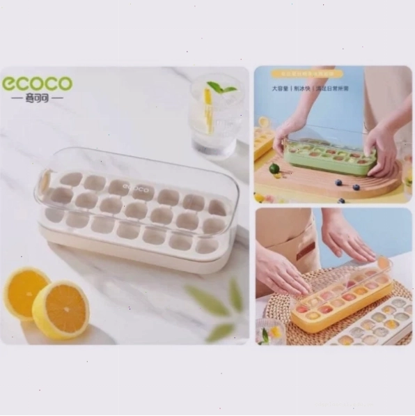 Hộp đựng thực phẩm đi kèm với khay làm đá
