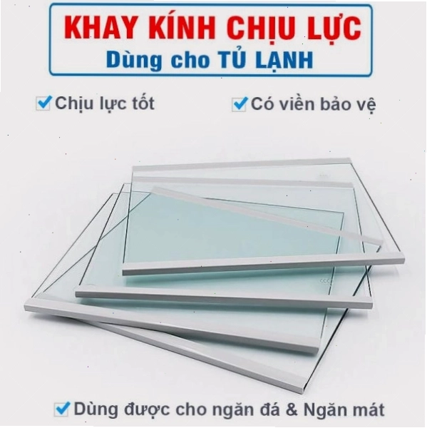 Khay kính chịu lực cho tủ lạnh, tăng khả năng lưu trữ hiệu quả