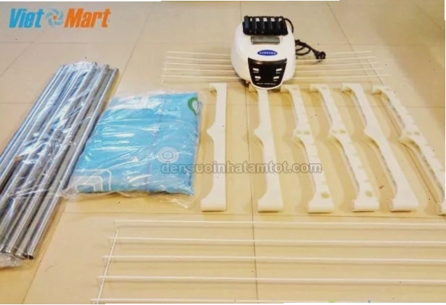 Khung sấy của máy sấy quần áo được làm bằng chất liệu chắc chắn