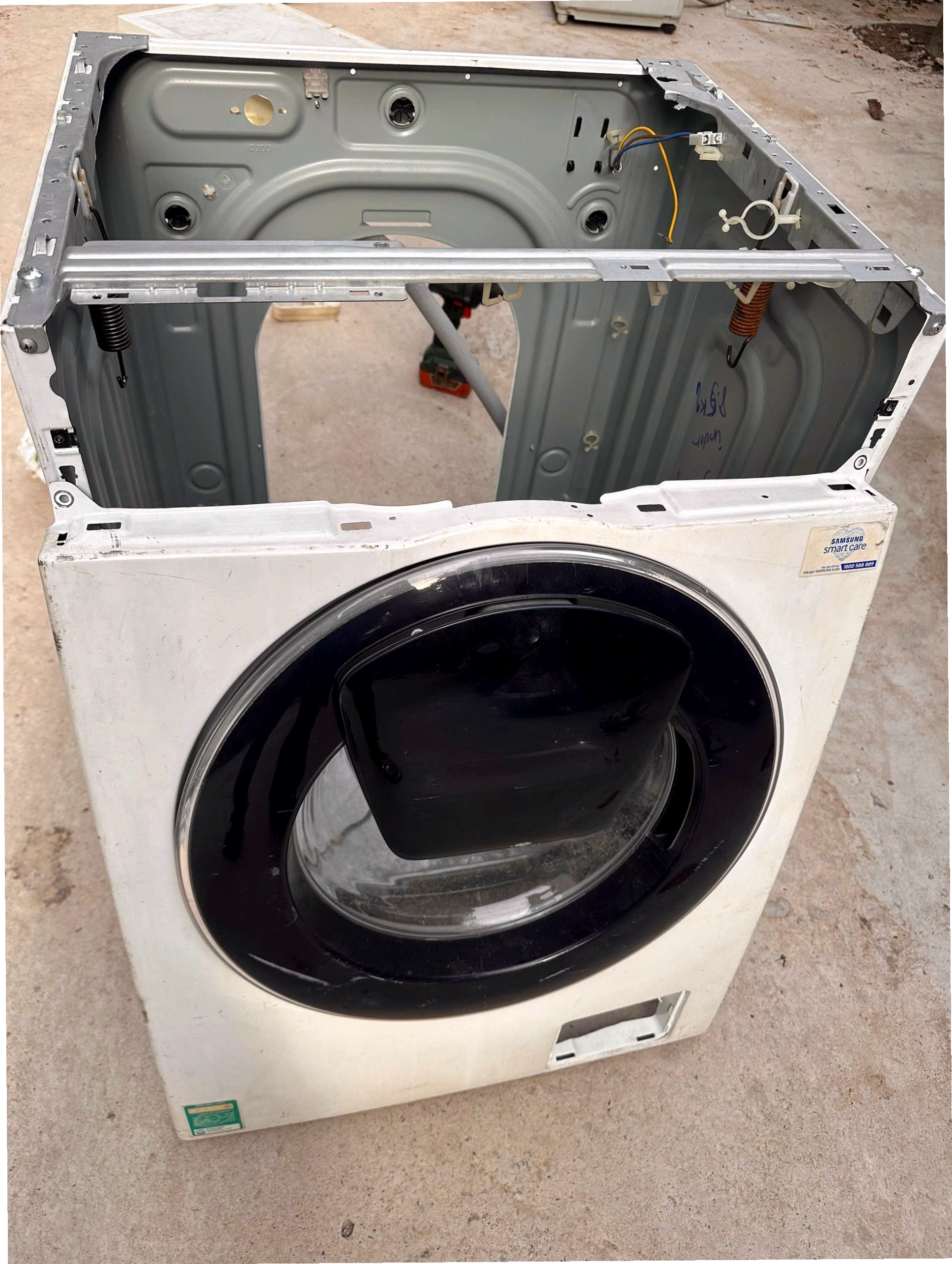 Khung vỏ máy giặt Samsung cửa trước