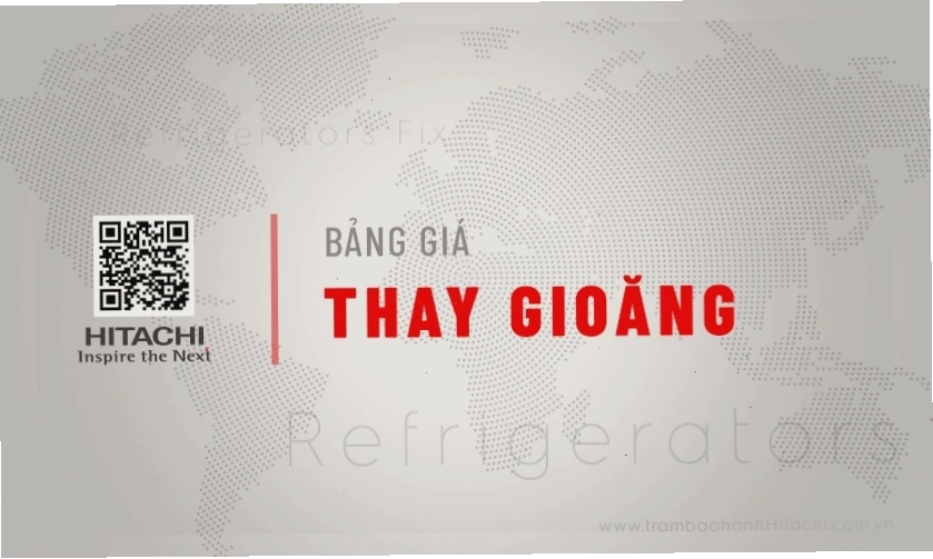 Kiểm tra độ kín của gioăng cửa tủ lạnh Hitachi sau khi thay thế