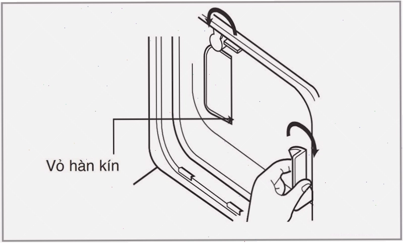 Kiểm tra gioăng máy dàn ngưng tụ LG