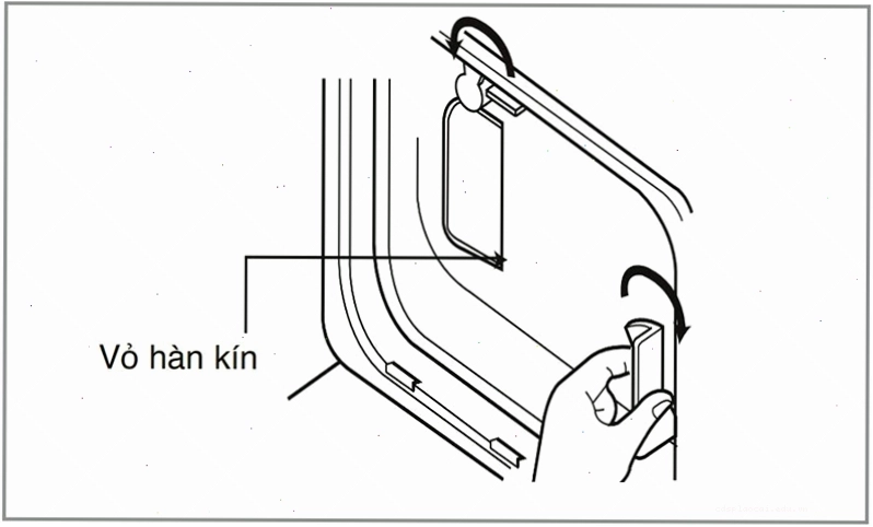 Kiểm tra gioăng máy sấy quần áo để đảm bảo hiệu suất
