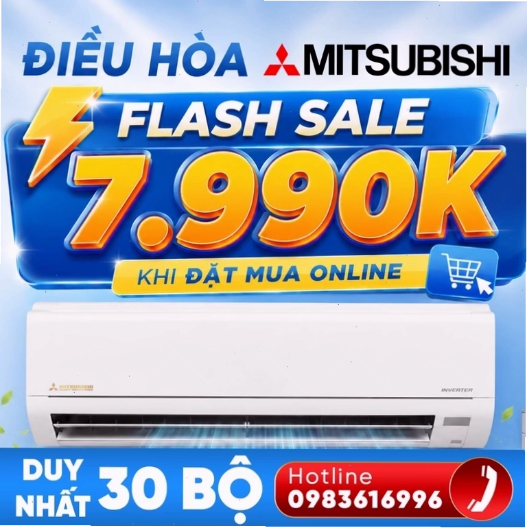 Kiểm tra hoạt động thoát nước của điều hòa Mitsubishi