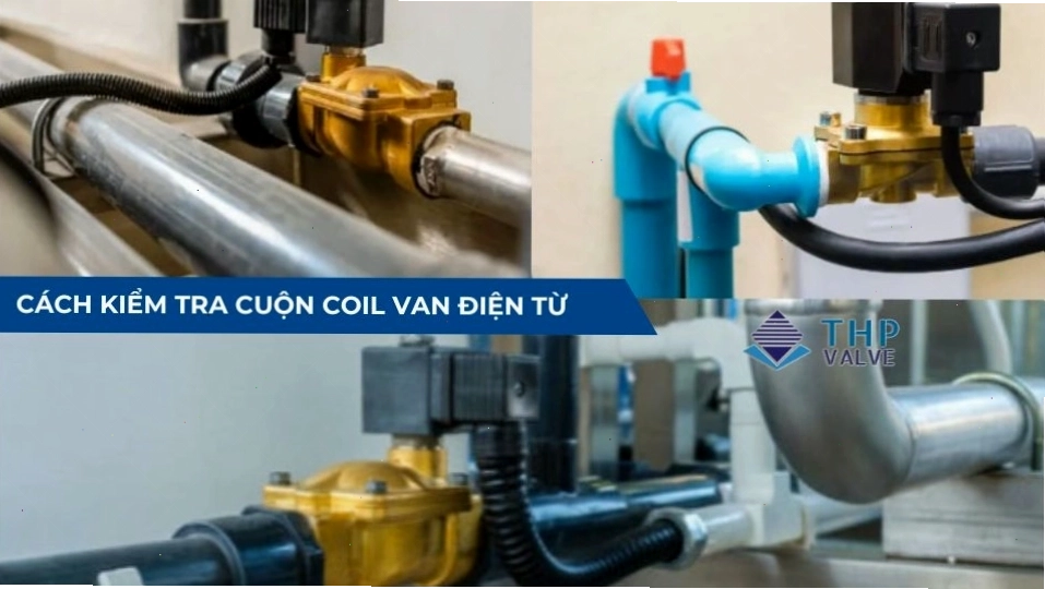 Kỹ thuật viên đang sử dụng đồng hồ vạn năng để đo điện trở cuộn dây