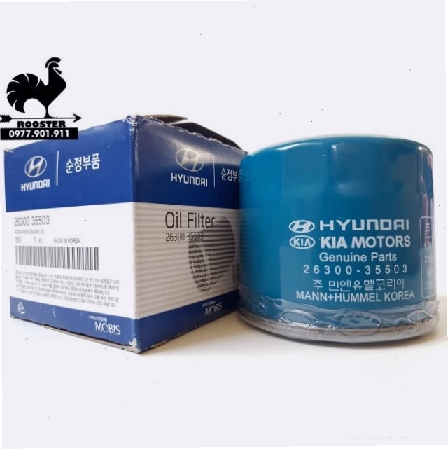 Lọc dầu nhớt động cơ xe Kia