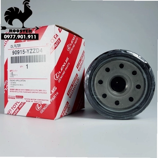 Lọc dầu nhớt Toyota chính hãng mã 90915YZZD4