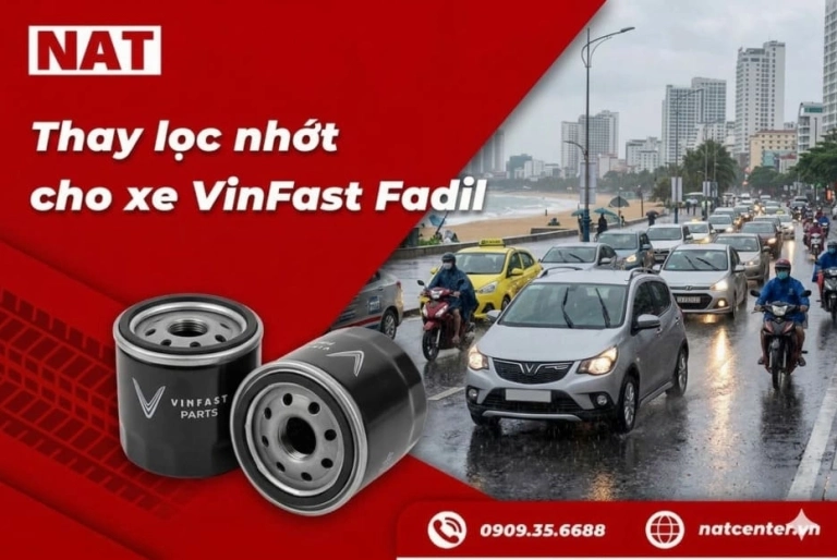 Lọc nhớt VinFast Fadil: Hướng dẫn chọn và thay thế đúng cách