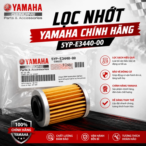 Lọc Nhớt Yamaha Exciter 135: Vị Trí, Cách Thay và Báo Giá Chi Tiết