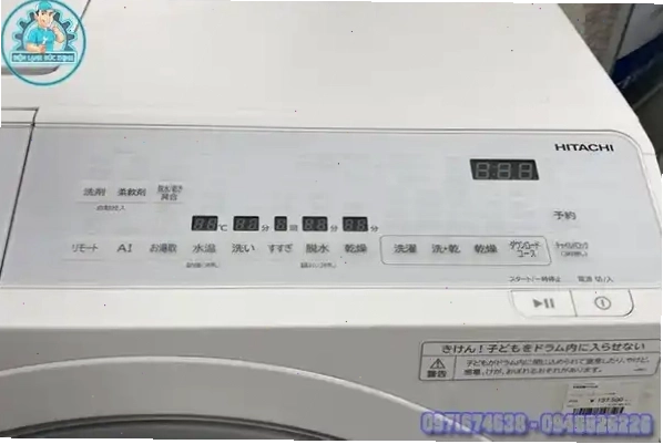 Lỗi C9 máy giặt Hitachi