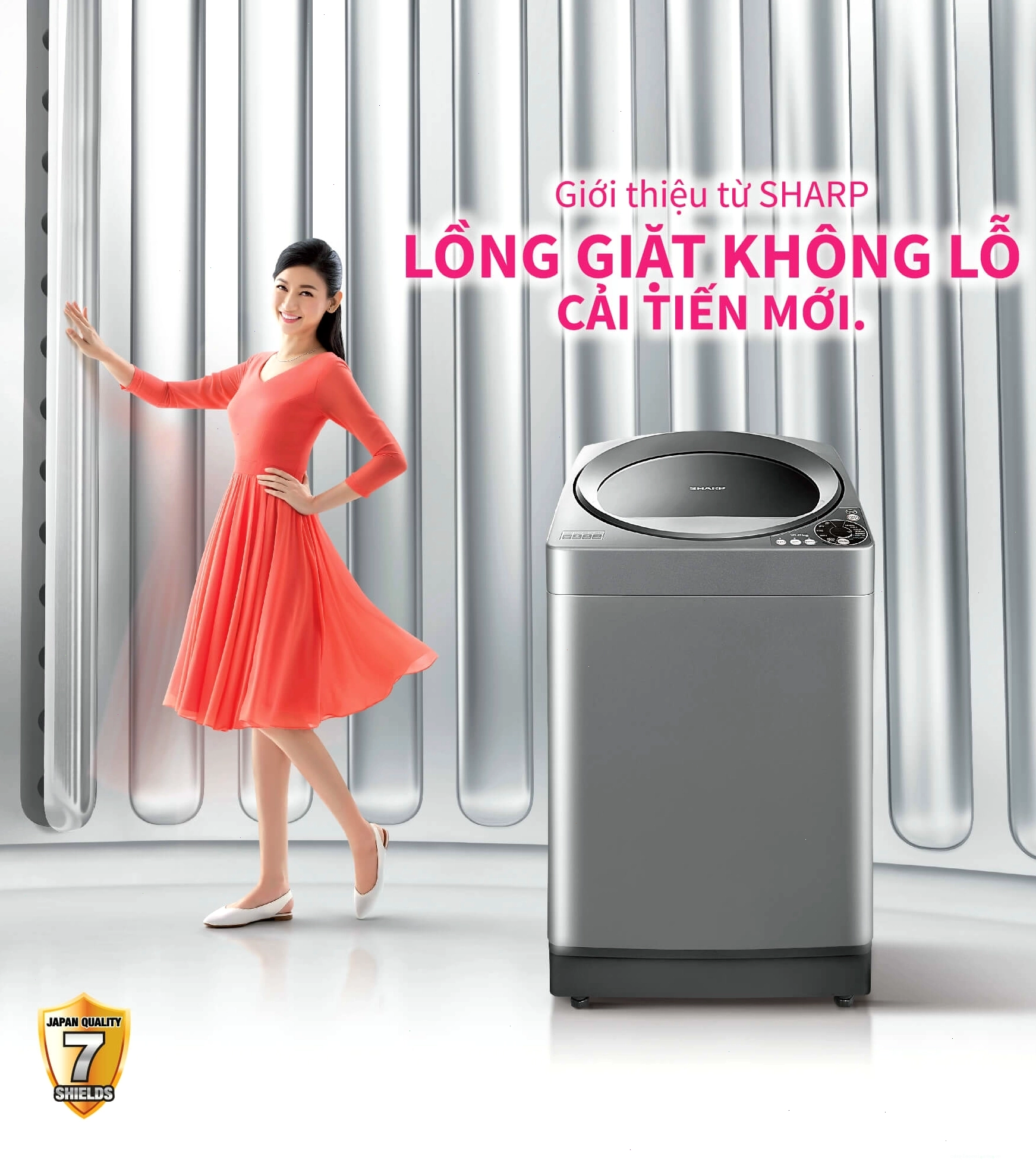 Lợi ích của lồng giặt không lỗ trên máy giặt Sharp