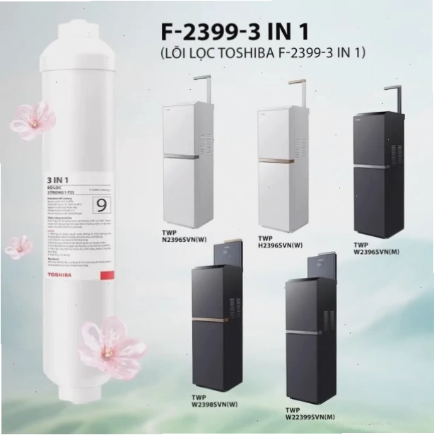 Lõi lọc nước F-2399-3 in 1 của Toshiba