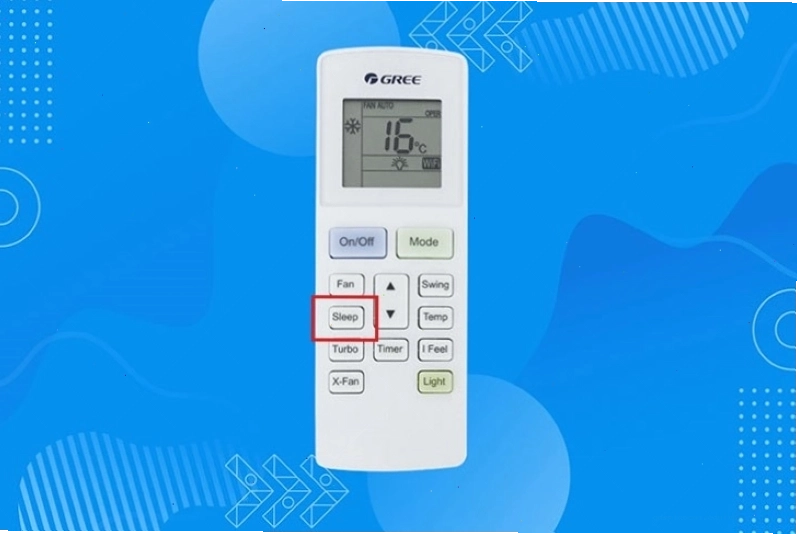 Lựa chọn chế độ hoạt động trên điều khiển điều hòa Gree