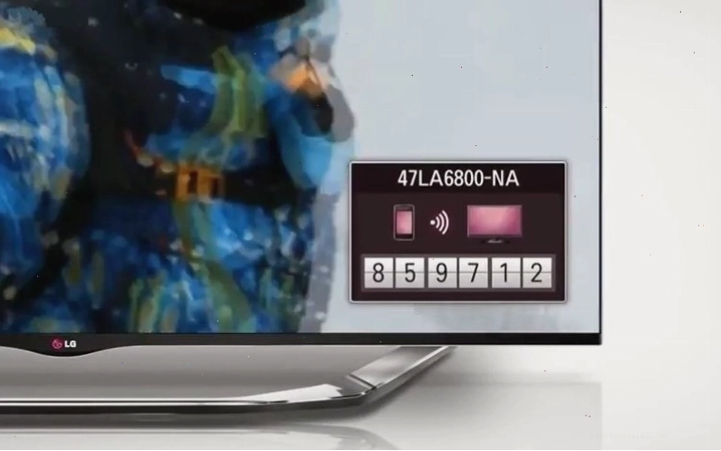 Mã PIN hiện ra trên tivi LG khi kết nối remote