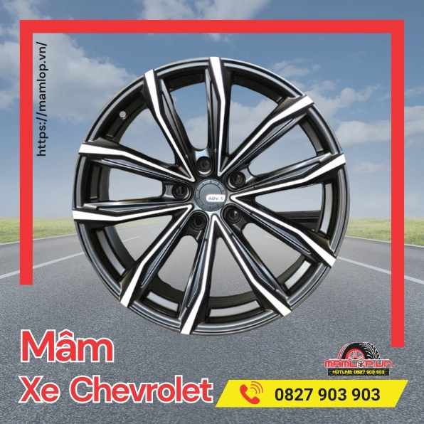 Mâm xe Chevrolet: Nâng cấp vẻ ngoài và hiệu suất cho xế yêu
