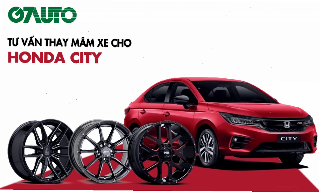 Mâm xe Honda City chính hãng - lựa chọn cho xe ô tô Honda