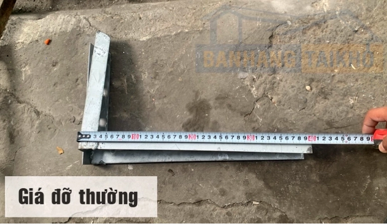 Mẫu giá đỡ chữ L cho cục nóng điều hòa