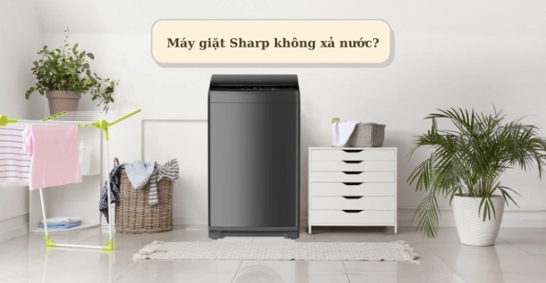 Máy Giặt Sharp Không Xả Nước Khắc Phục Thế Nào?