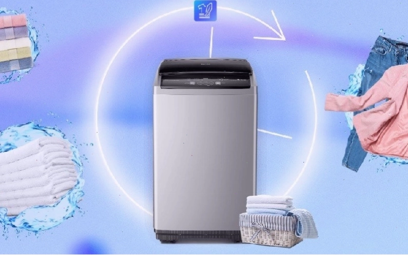 Máy giặt Sharp tự ước lượng lượng nước phù hợp