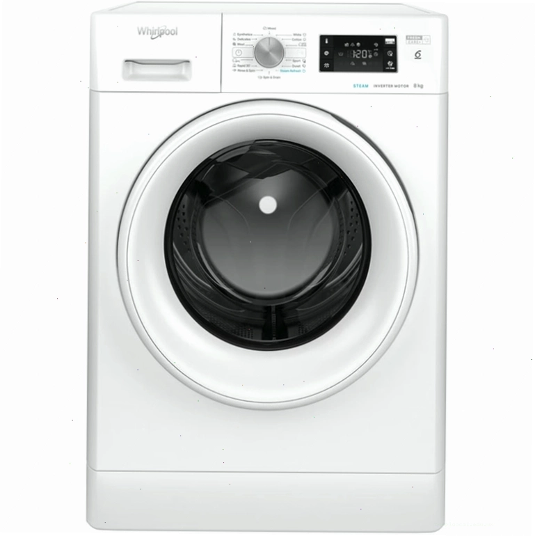 Máy Giặt Whirlpool FFB8458WV EU Inverter 8Kg với thiết kế sang trọng