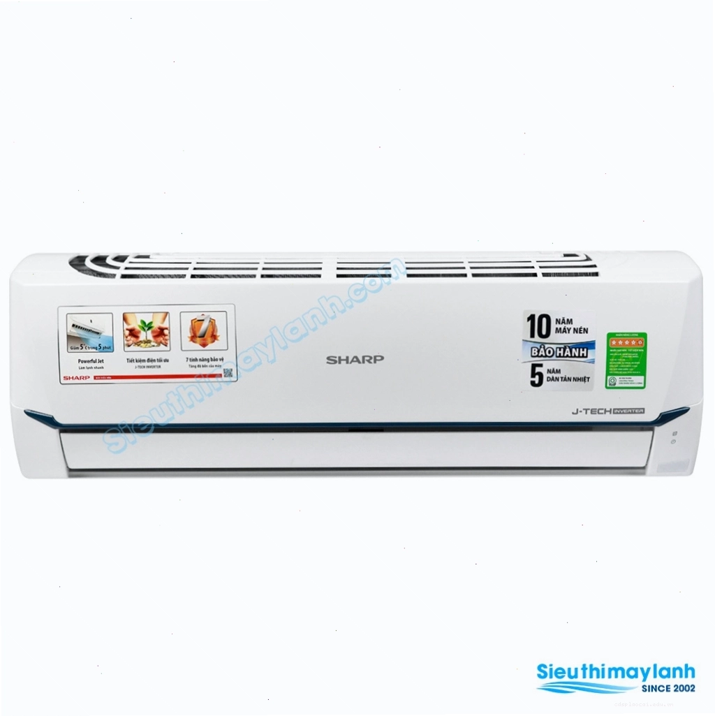 Máy lạnh Sharp Inverter sử dụng gas R32 cho hiệu quả làm lạnh tối ưu